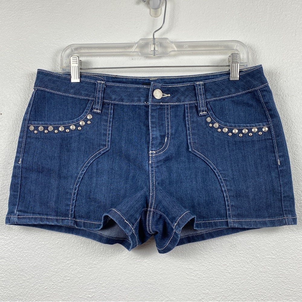 Allen B. by Allen Schwartz Womens Size 12 Studded Stretch Jeans Short Shorts